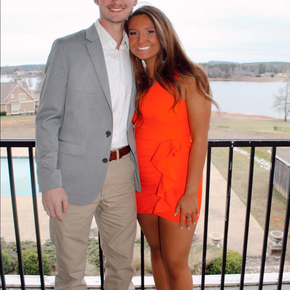 Orange dress!